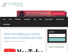 Tablet Screenshot of codezag.com